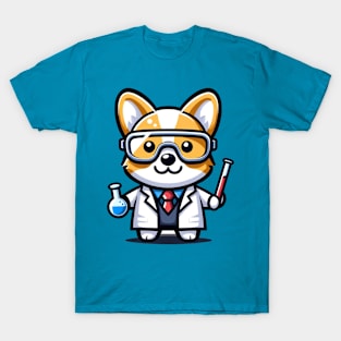 corgi scientist T-Shirt